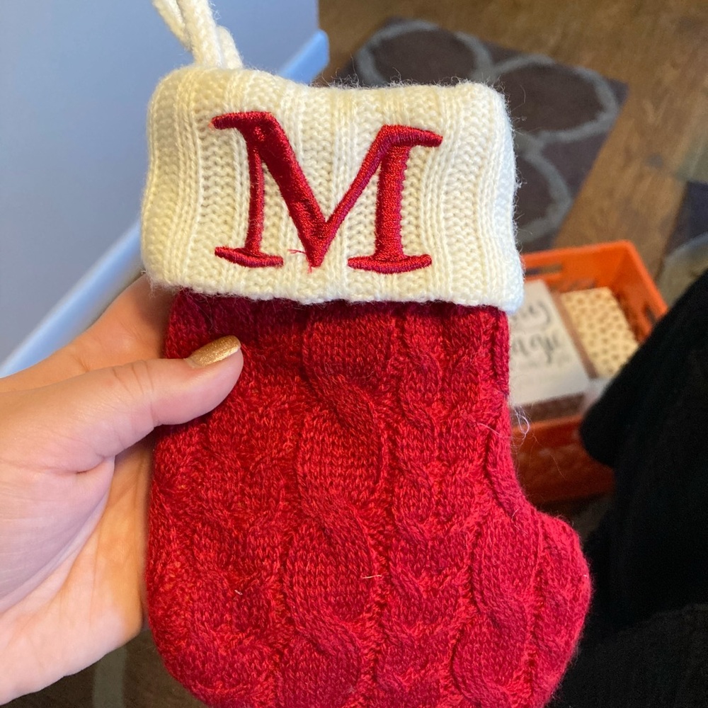 M Mini Christmas Stocking